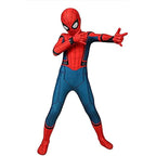 Superhero Costume 3D Lifelike Print Removable Mask Stretch Fit