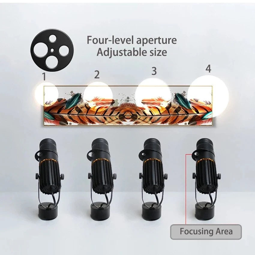 Surface LED Spotlight Adjustable & Dimmable Warm-To-Cool White