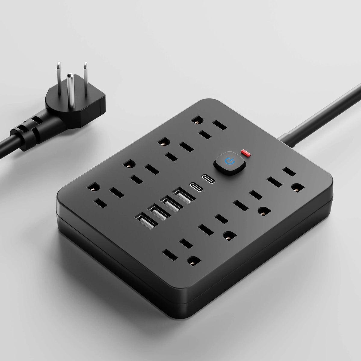 Surge Protector Power Strip 8 Outlets & 4 USB Ports