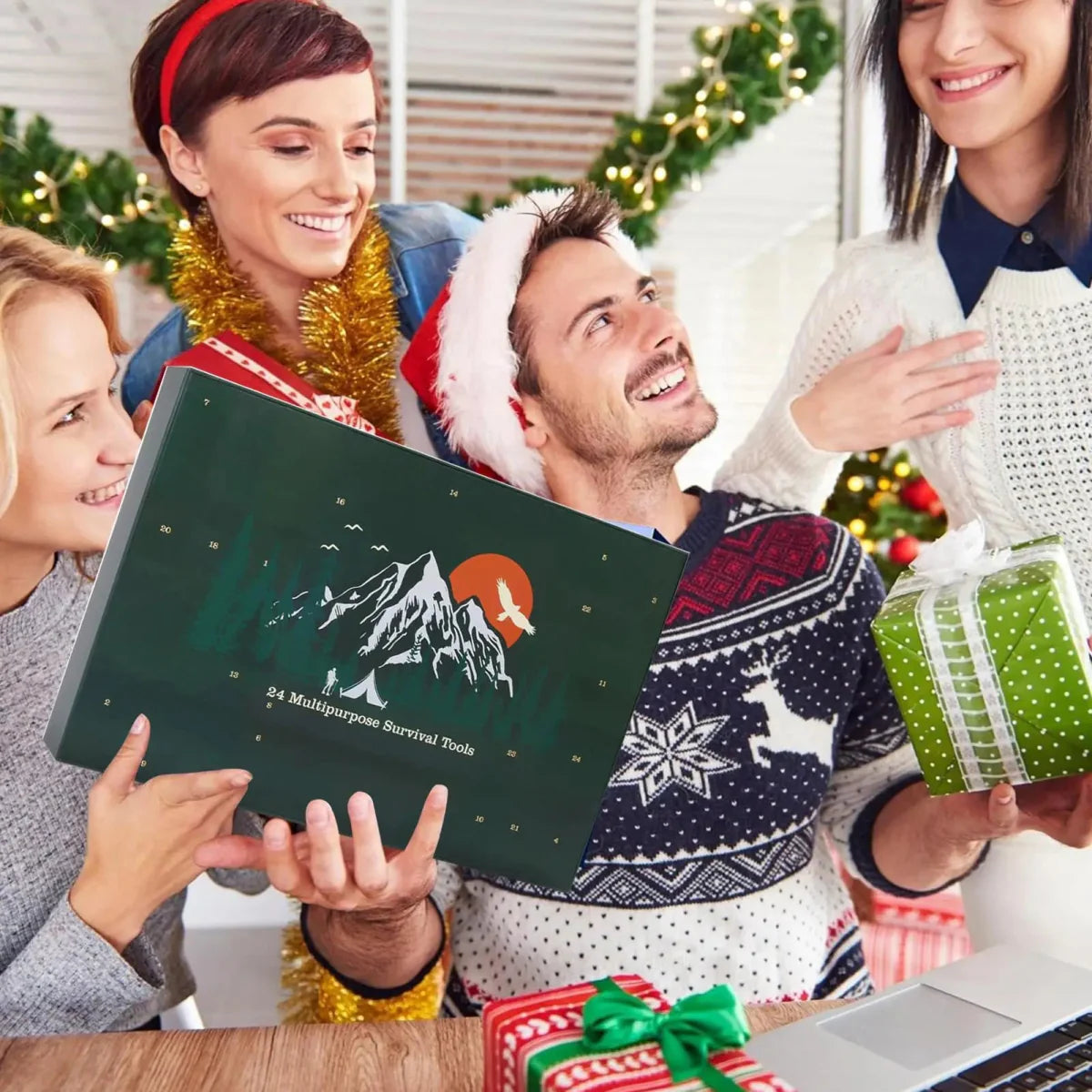Survival Advent Calendar 24 Essential Metal & ABS Tools