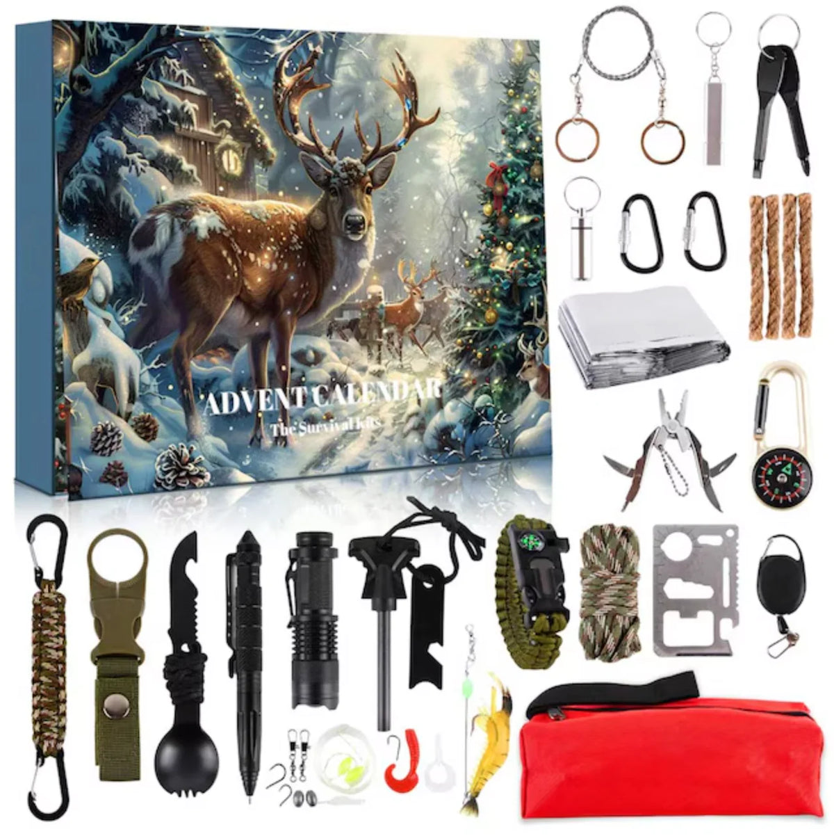 Survival Advent Calendar 24 Piece Emergency Kit