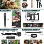 Survival Kit 262-Piece First Aid & Tools