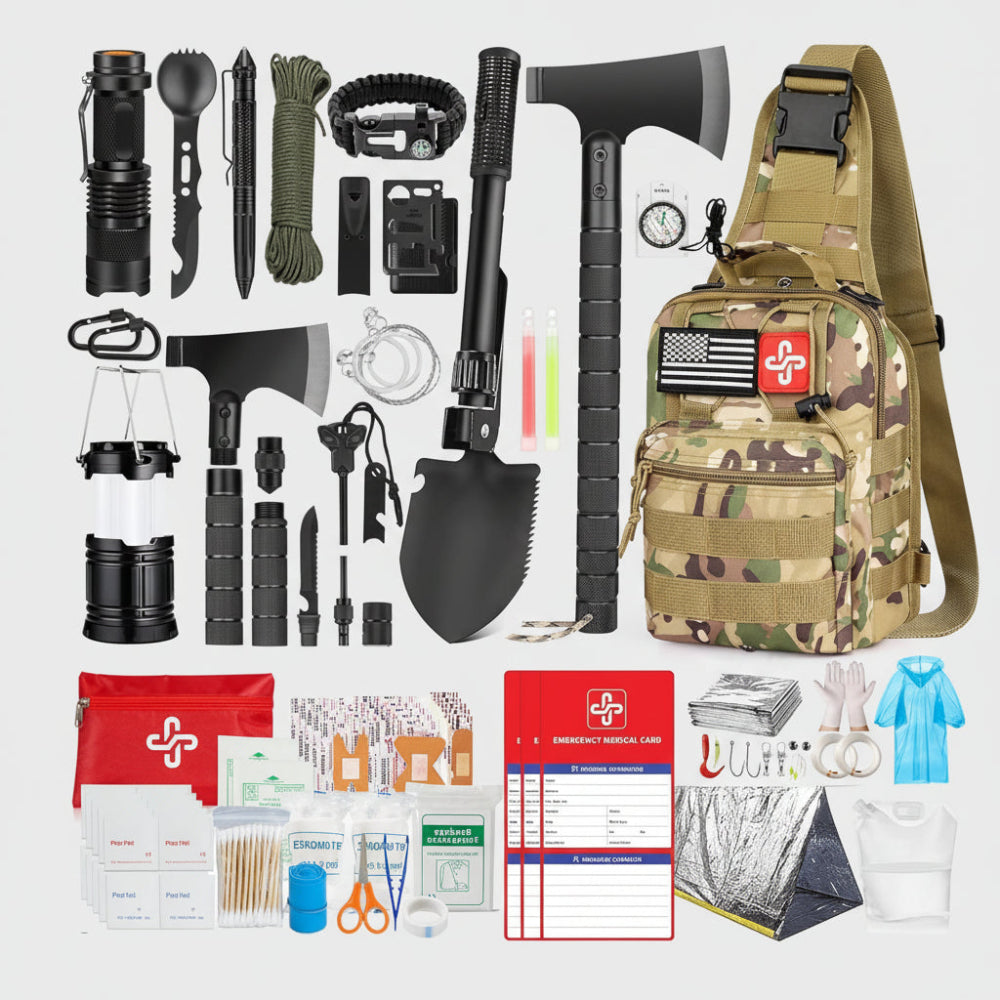 Survival Kit 262-Piece First Aid & Tools