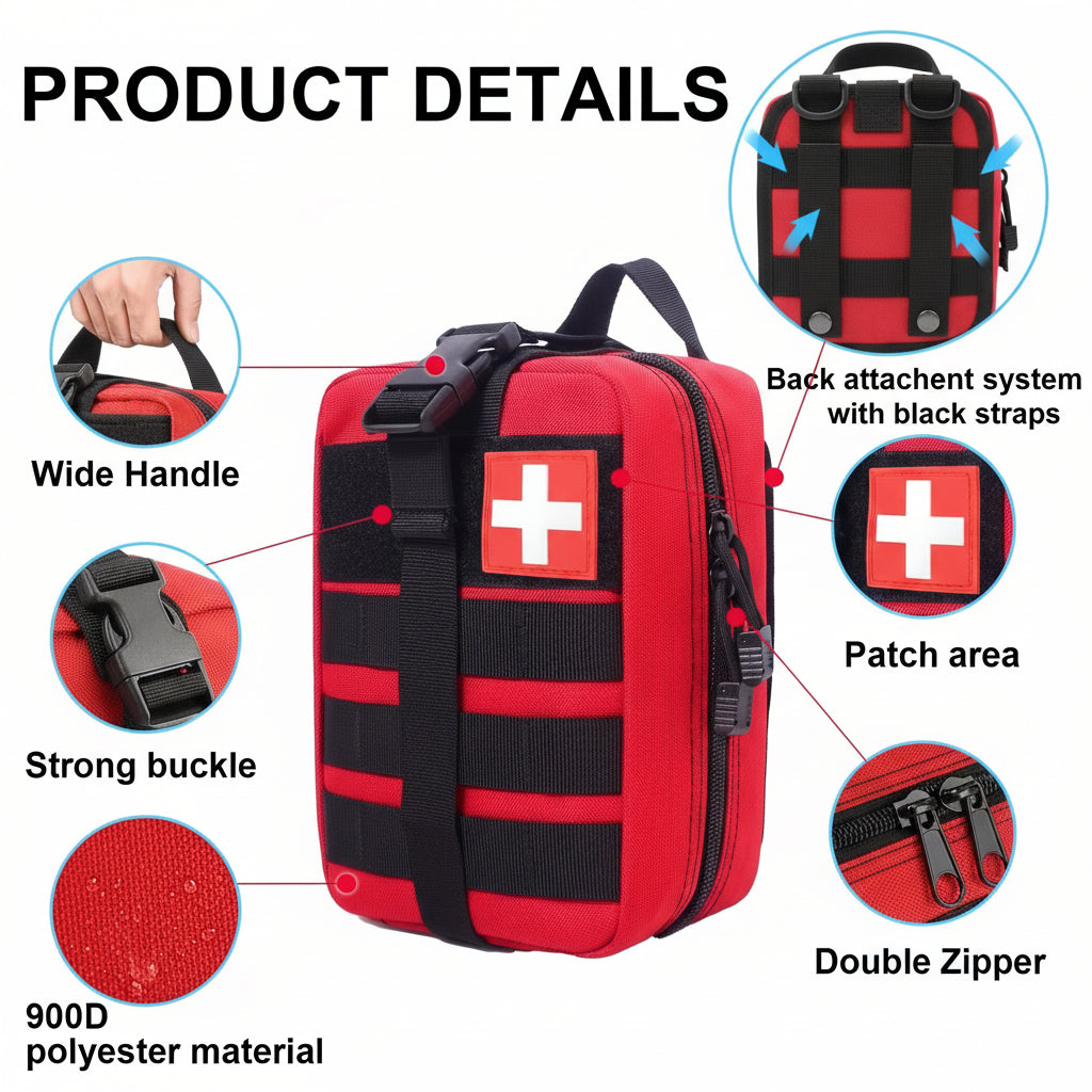 Survival Kit Compact Portable First Aid & Emergency Tools