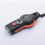 Survival Multi-Tool 7-In-1 Whistle Compass LED