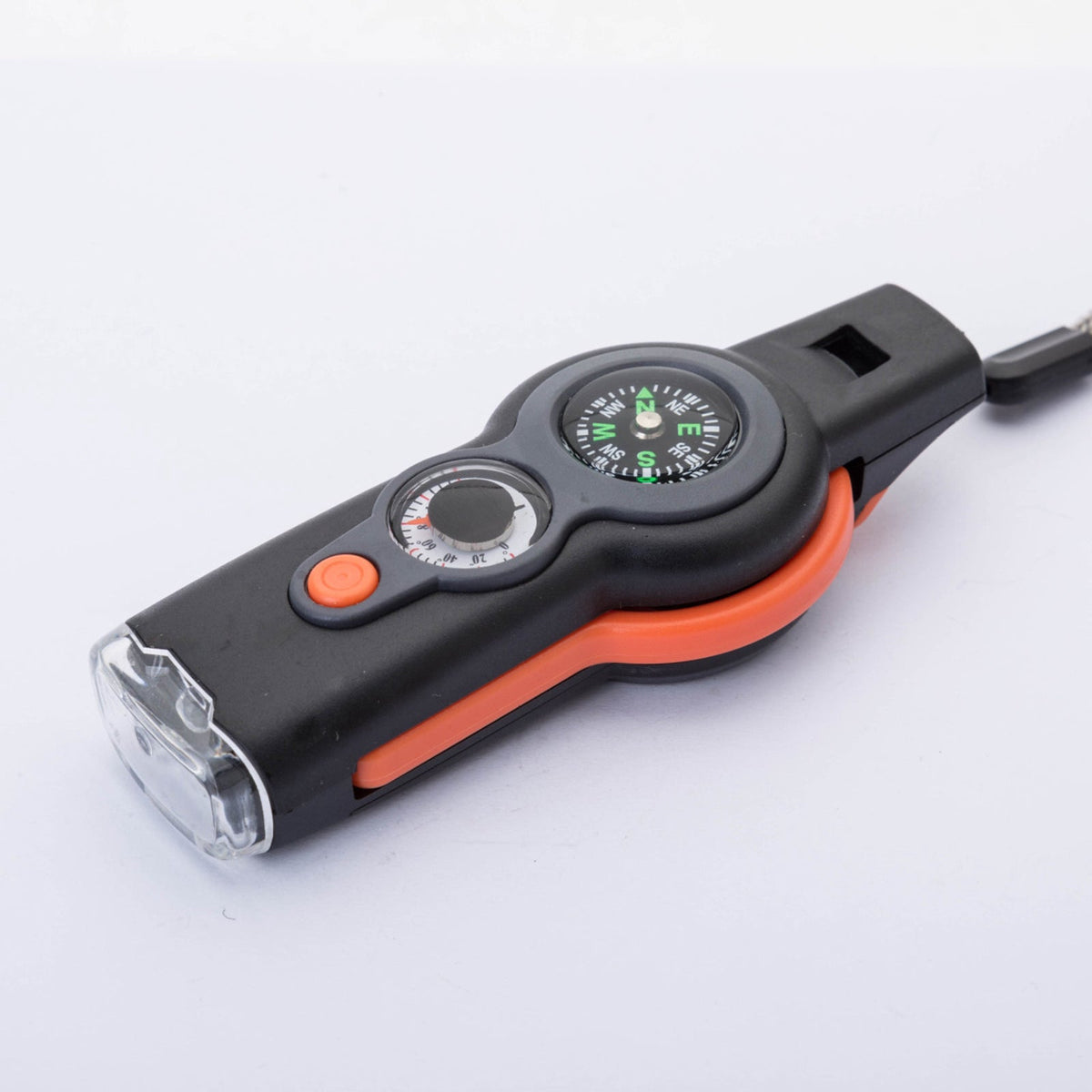 Survival Multi-Tool 7-In-1 Whistle Compass LED