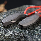 Survival Whistle Titanium High Frequency Fish Shaped