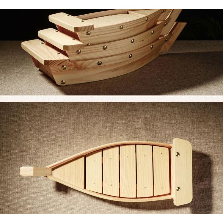 Sushi Boat Traditional Japanese Eco-Friendly Timber