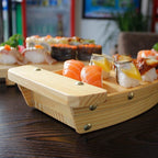 Sushi Boat Traditional Japanese Eco-Friendly Timber