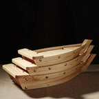 Sushi Boat Traditional Japanese Eco-Friendly Timber