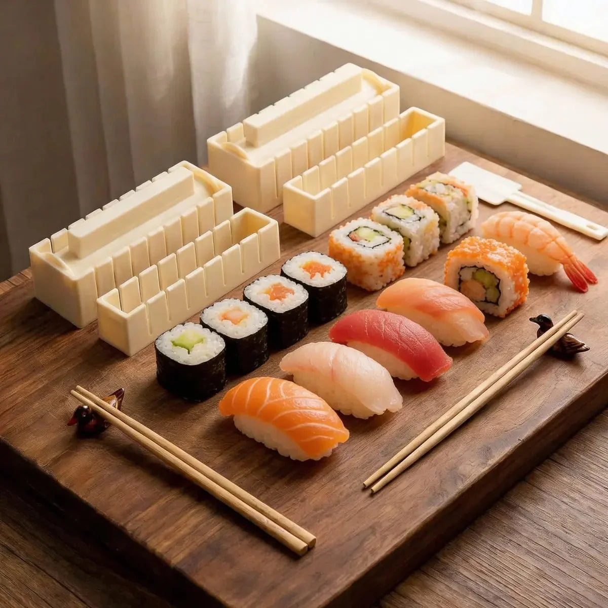 Sushi Mold Set Rectangular Pre-Marked Guides & Dishwasher Safe
