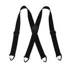 Suspenders 4 Clips Adjustable X-Back Elastic Polyester