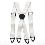 Suspenders 4 Clips Adjustable X-Back Elastic Polyester
