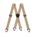 Suspenders 4 Clips Adjustable X-Back Elastic Polyester
