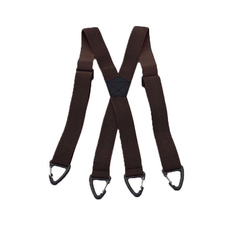 Suspenders 4 Clips Adjustable X-Back Elastic Polyester