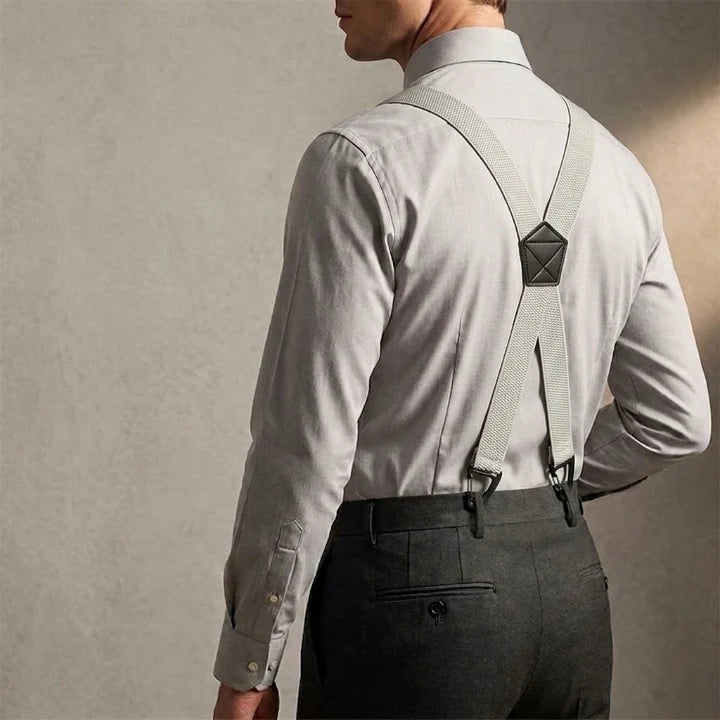 Suspenders Hook-Clip & Wide Adjustable Strap