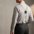 Suspenders Wide 1.5 Inch Adjustable Metal Hook Clips