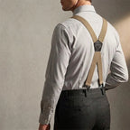 Suspenders Wide 1.5 Inch Adjustable Metal Hook Clips