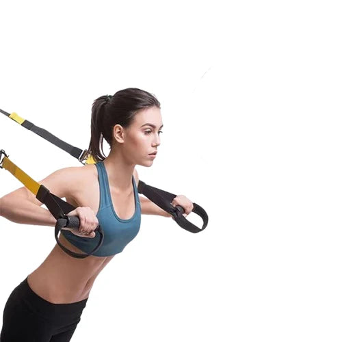 Suspension Trainer System Adjustable Straps 400 lb Capacity