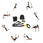 Suspension Trainer System Adjustable Straps 400 lb Capacity