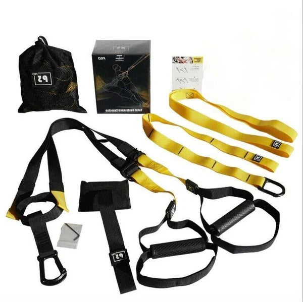 Suspension Trainer System Adjustable Straps 400 lb Capacity