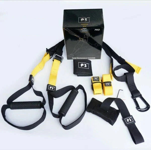 Suspension Trainer System Adjustable Straps 400 lb Capacity