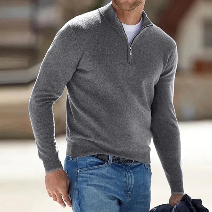 Sweater Cashmere Blend Lightweight Regular Fit