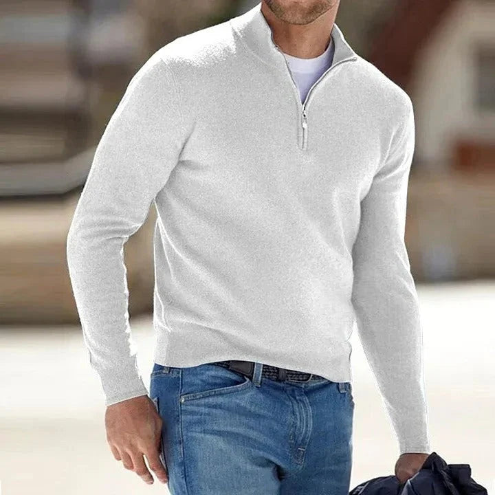 Sweater Cashmere Blend Lightweight Regular Fit
