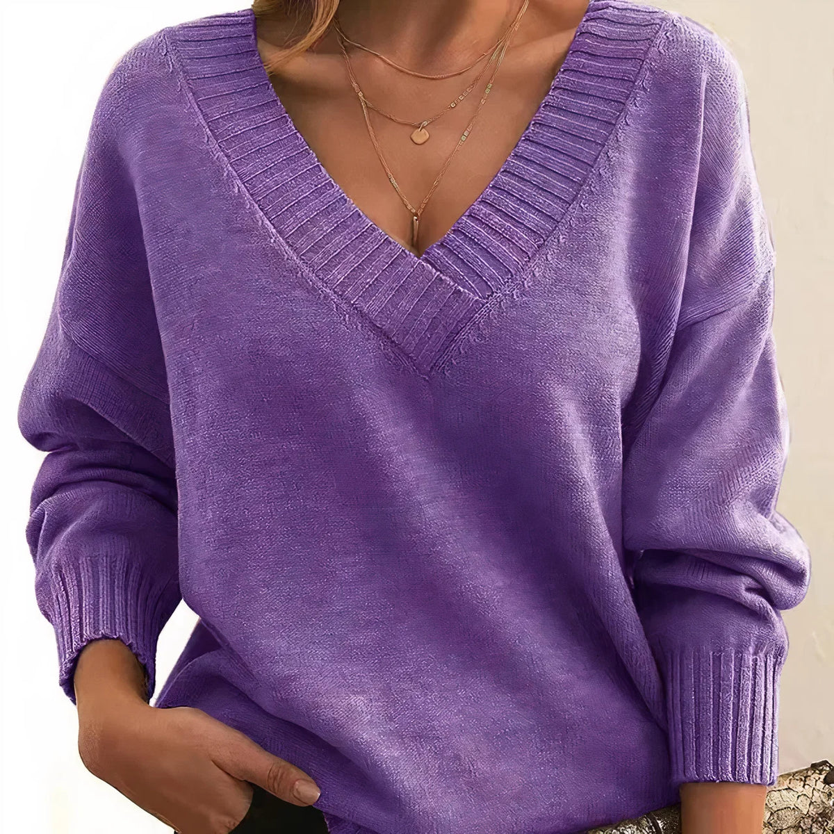 Sweater Cashmere Silky-Soft Regular Fit