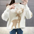 Sweater Christmas Pattern Loose Fit & Soft Knit