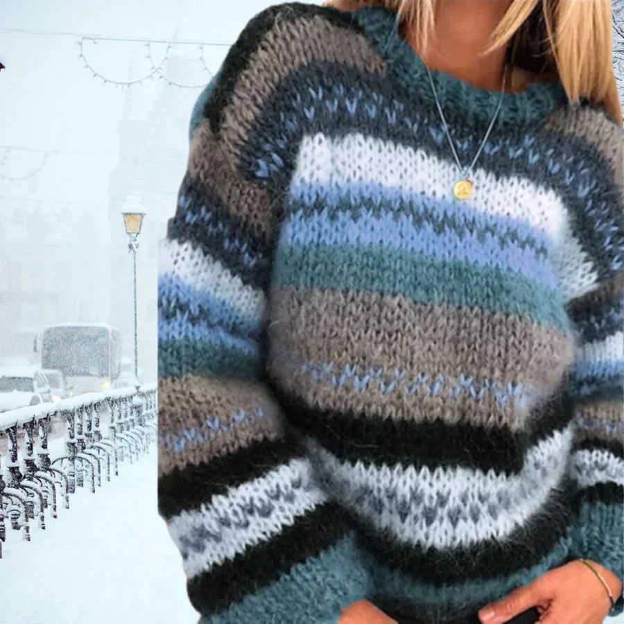 Sweater Hand-Knit Warm Lightweight