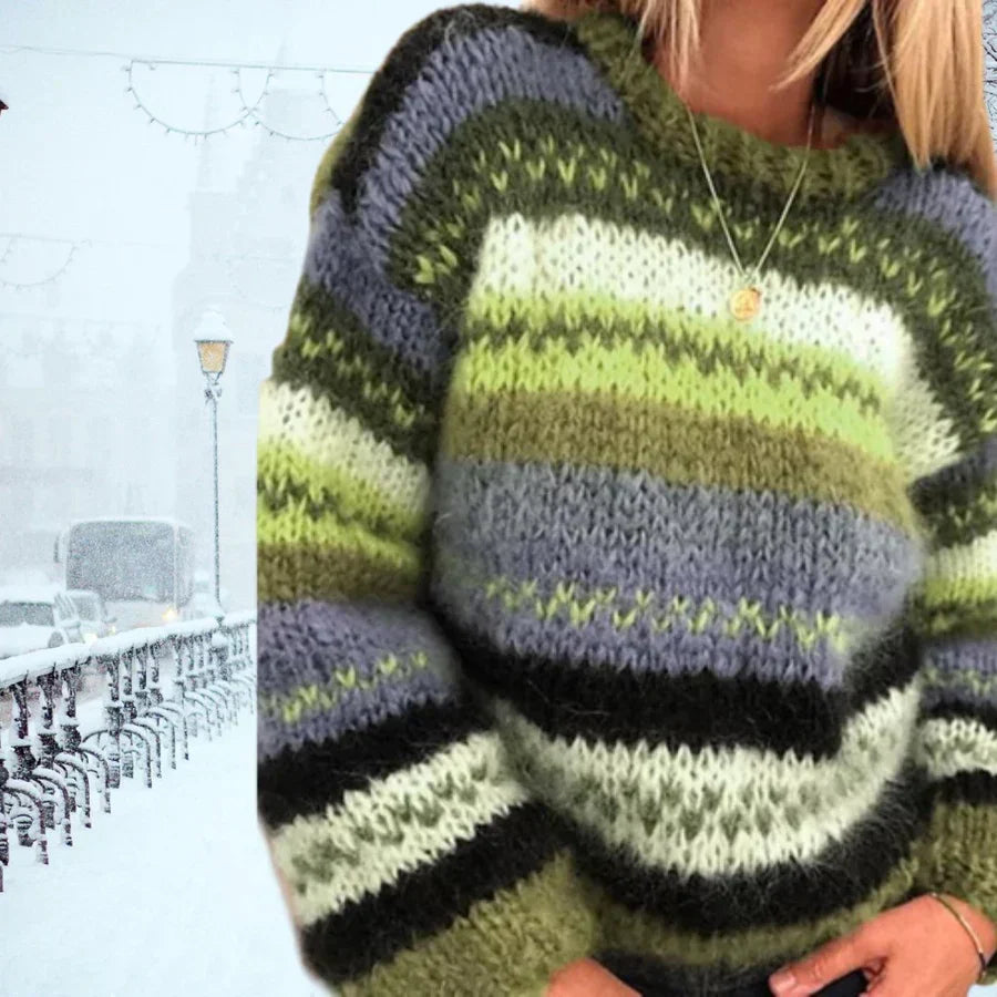 Sweater Hand-Knit Warm Lightweight