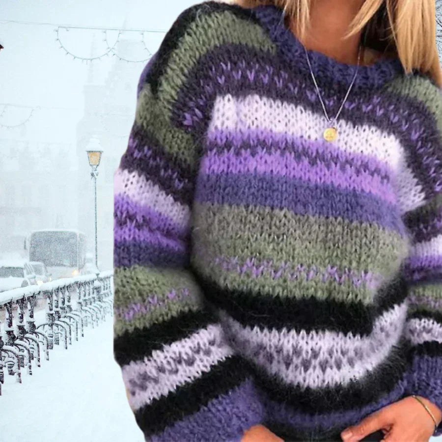 Sweater Hand-Knit Warm Lightweight