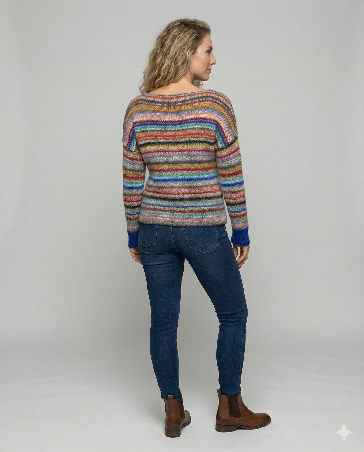 Sweater Loose Fit Nordic Pattern