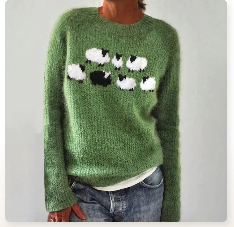 Sweater Loose Fit Nordic Pattern