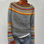 Sweater Loose Fit Nordic Pattern