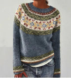 Sweater Loose Fit Nordic Pattern