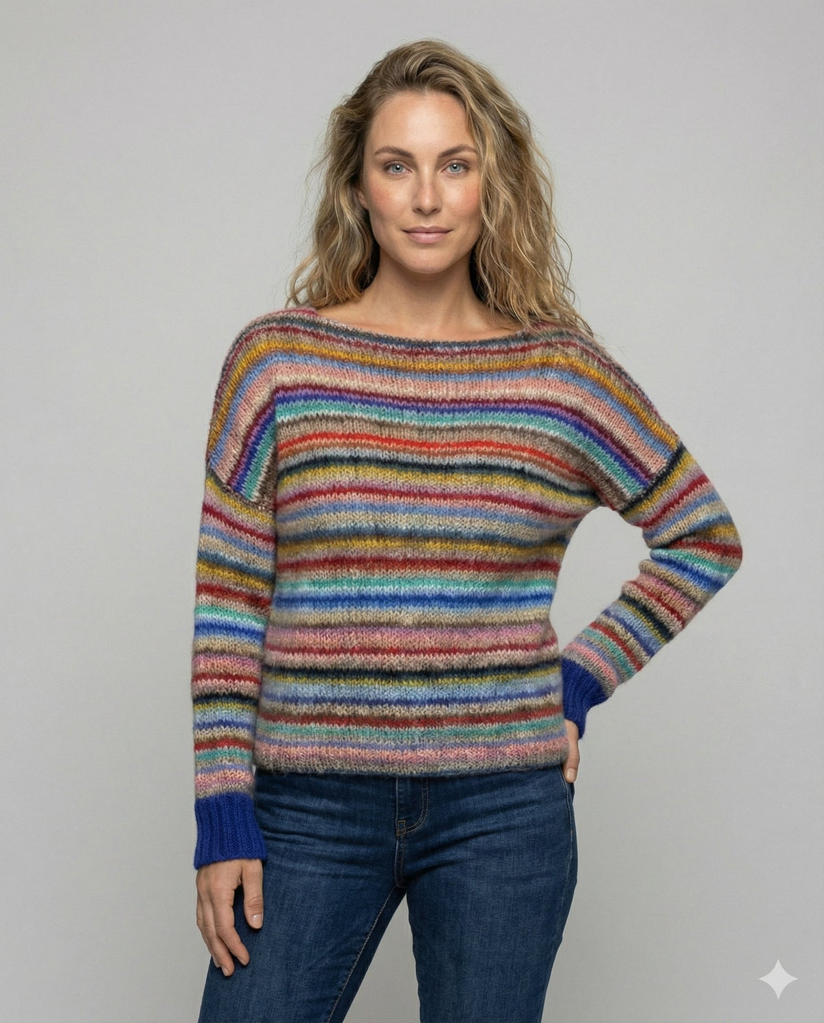 Sweater Nordic Pattern Warming Casual Fit