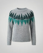 Sweater Nordic Pattern Warming Casual Fit