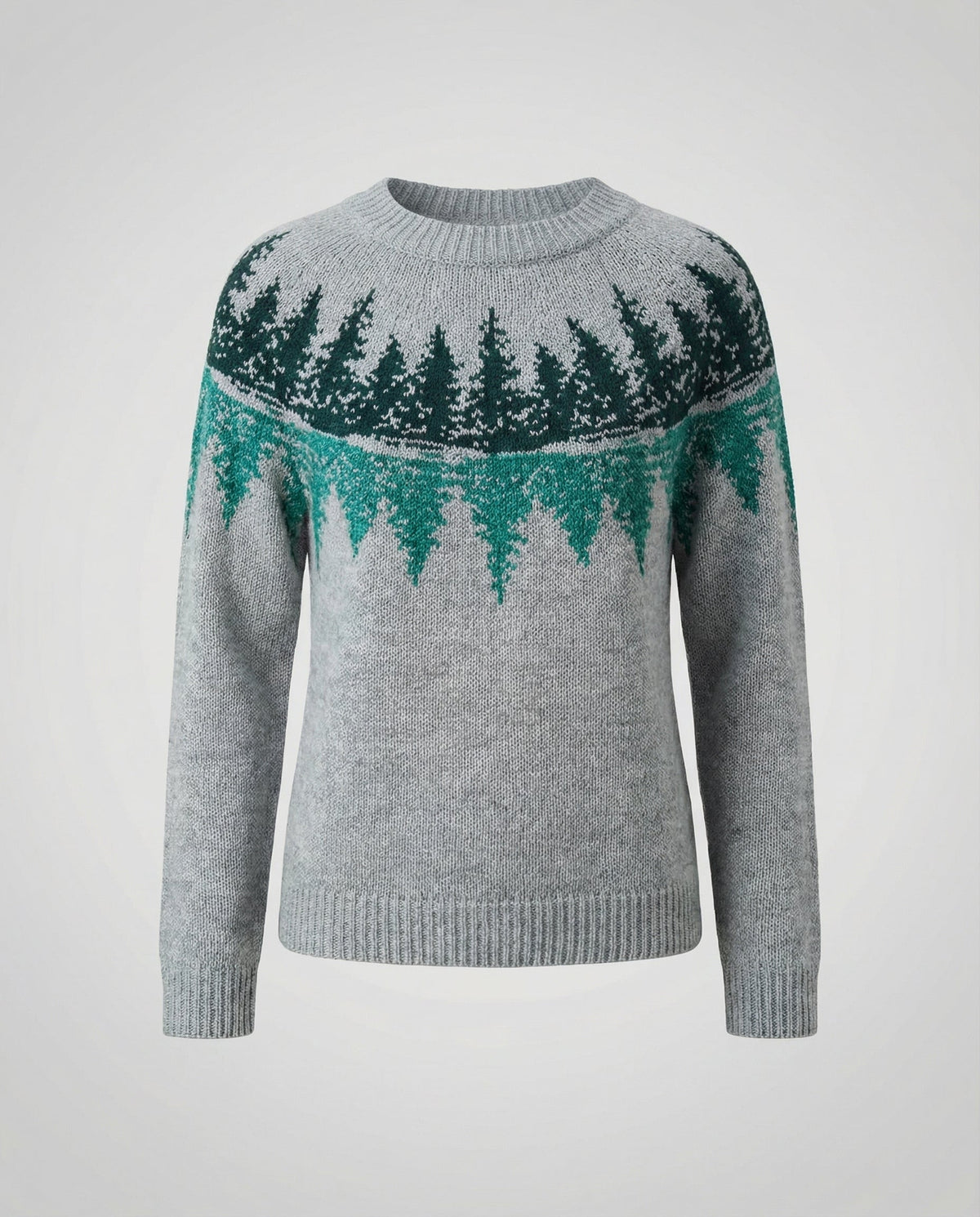 Sweater Nordic Pattern Warming Casual Fit