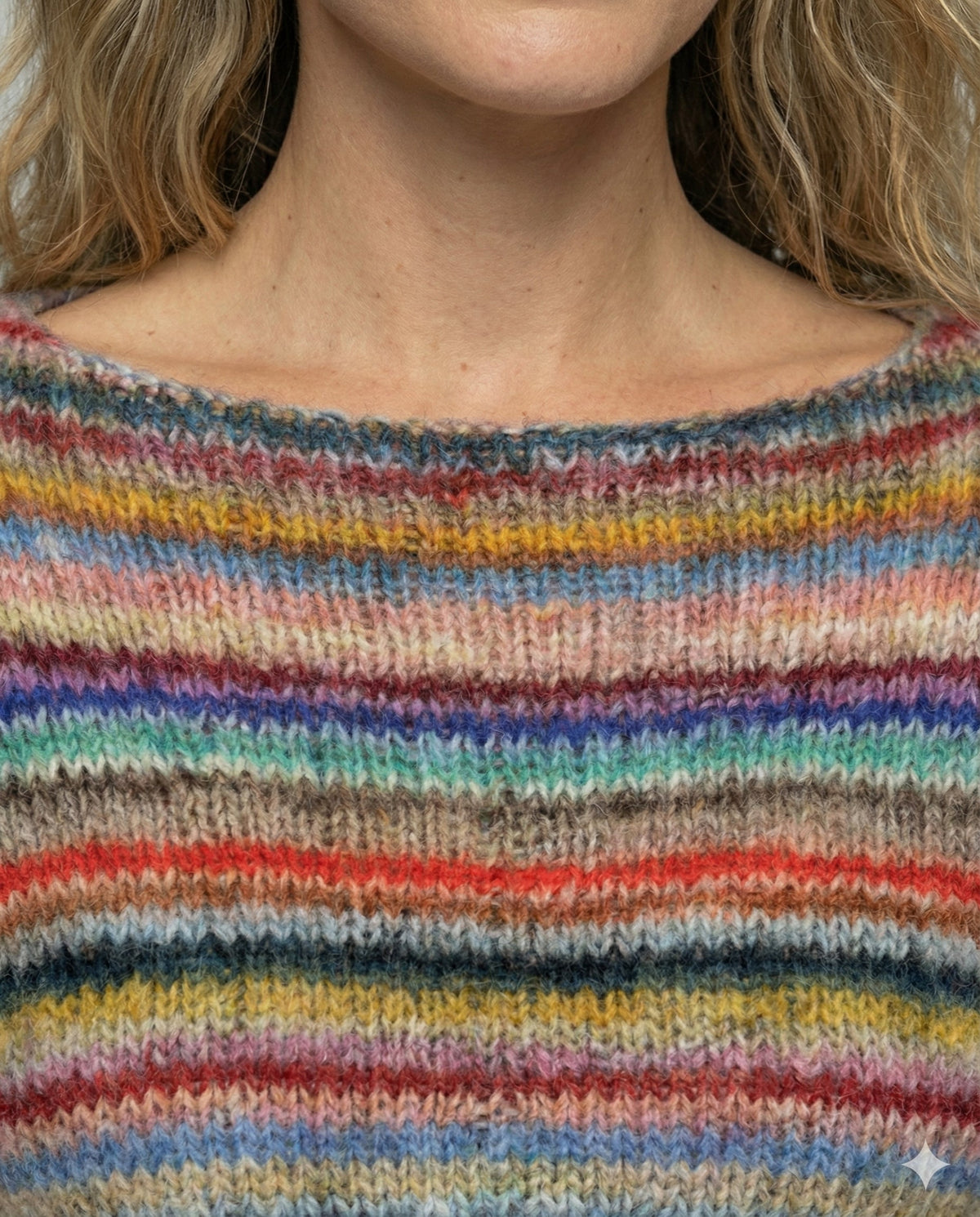Sweater Nordic Pattern Warming Casual Fit