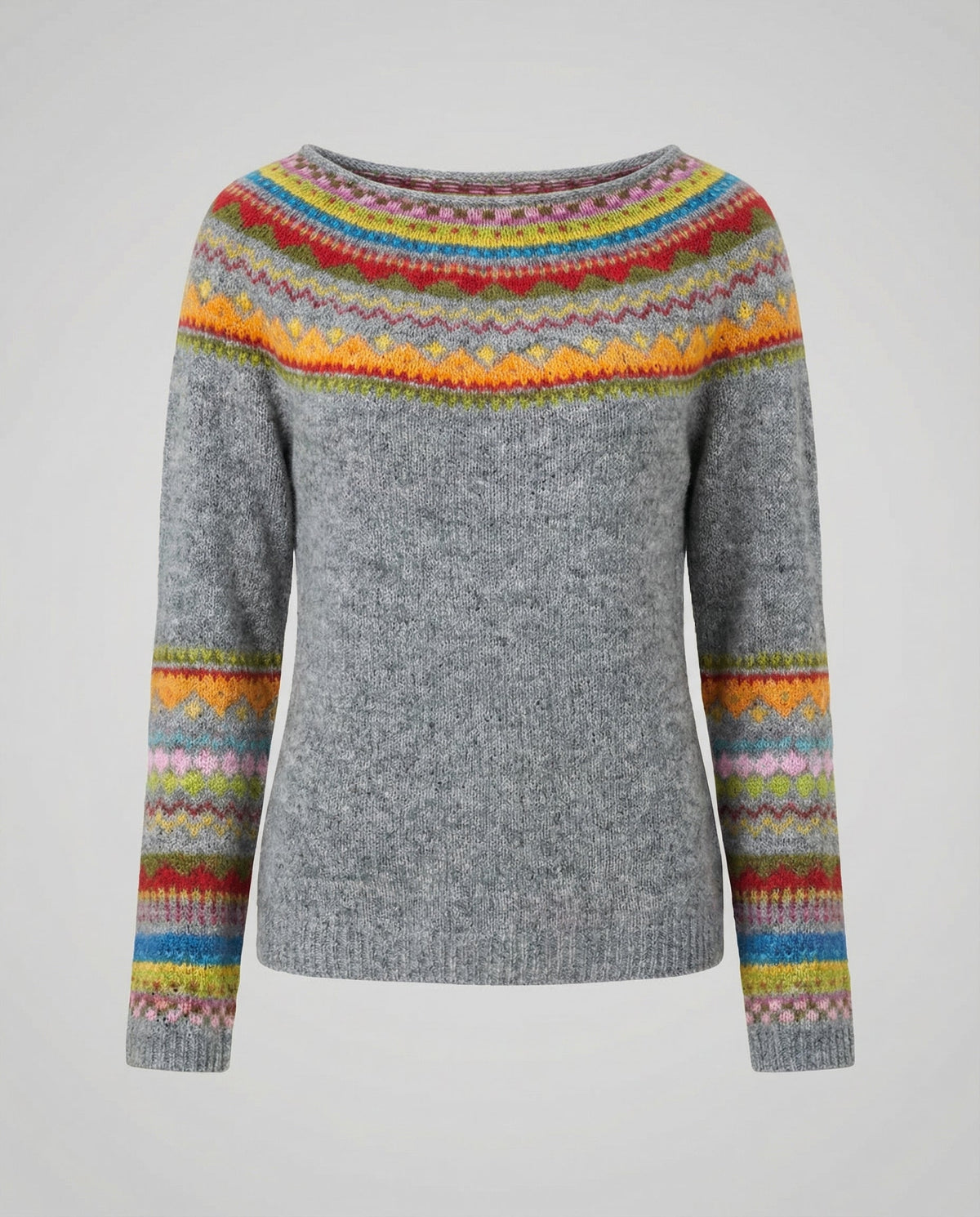 Sweater Nordic Pattern Warming Casual Fit