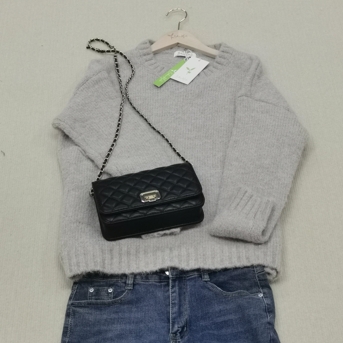Sweater Oversized Chunky Cable Knit Front Pocket
