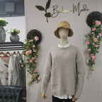 Sweater Oversized Chunky Cable Knit Front Pocket