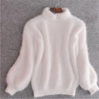 Sweater Oversized Open-Knit Crewneck