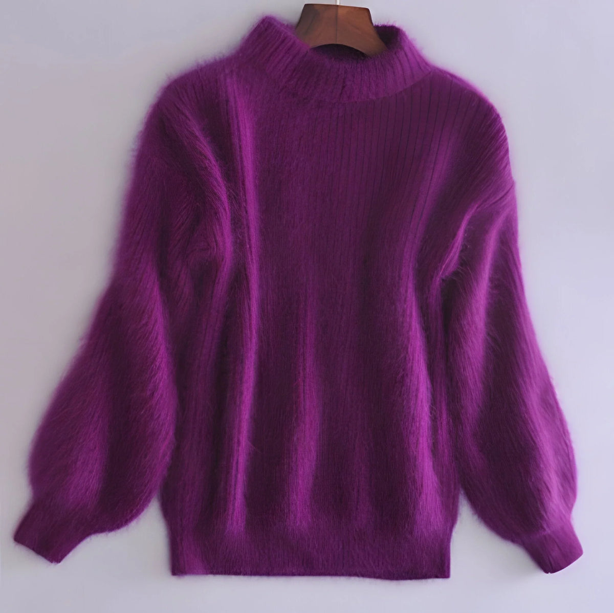 Sweater Oversized Open-Knit Crewneck