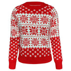 Sweater Snowflake Pattern Warm Comfortable Fit