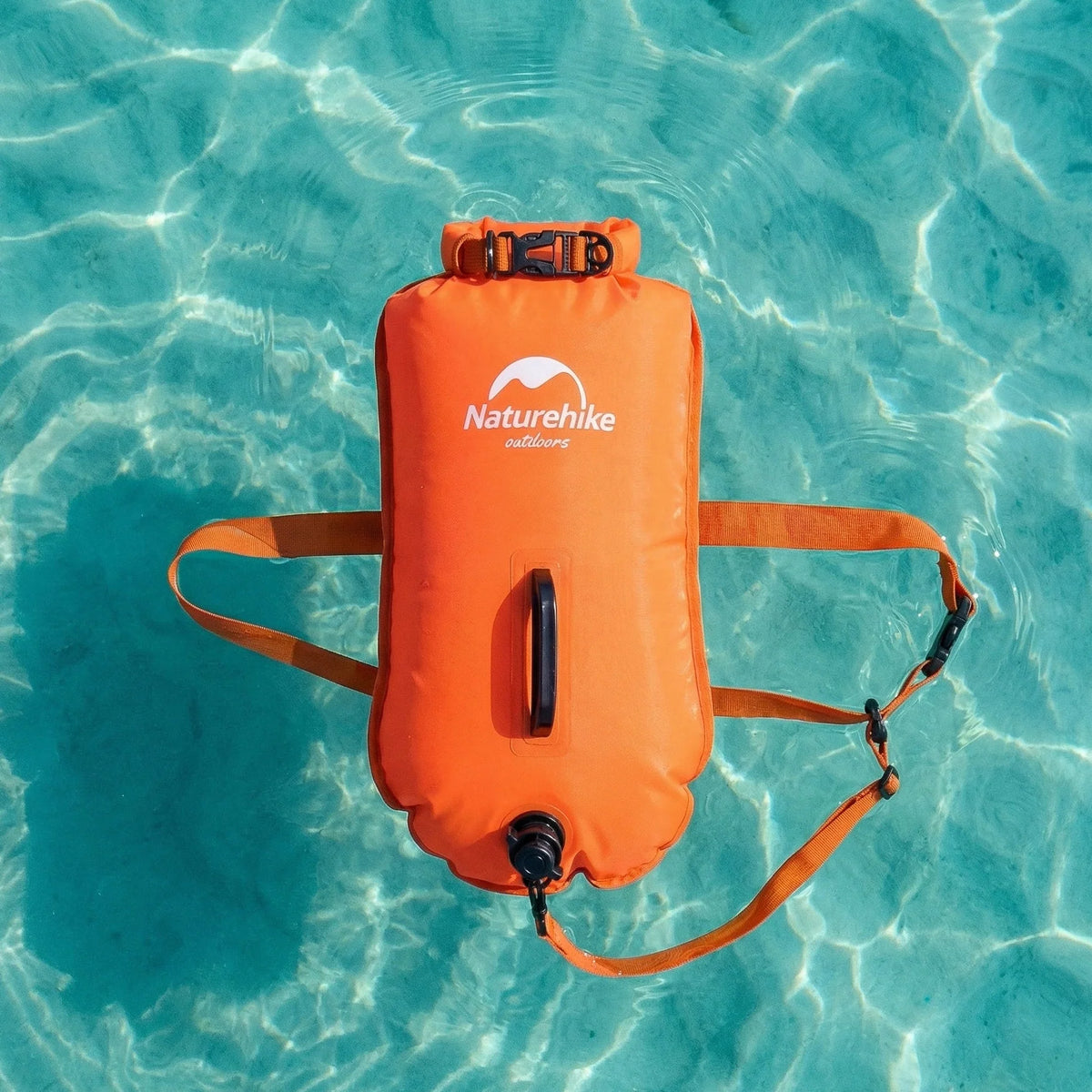 Swim Buoy Waterproof Compartment Adjustable Tow Line High-Visibility