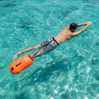 Swim Buoy Waterproof Compartment Adjustable Tow Line High-Visibility