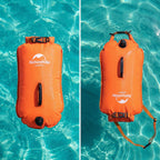 Swim Buoy Waterproof Compartment Adjustable Tow Line High-Visibility